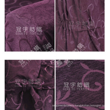 Polyester Yarn Jacquard Chenille Fabric for Sofa
